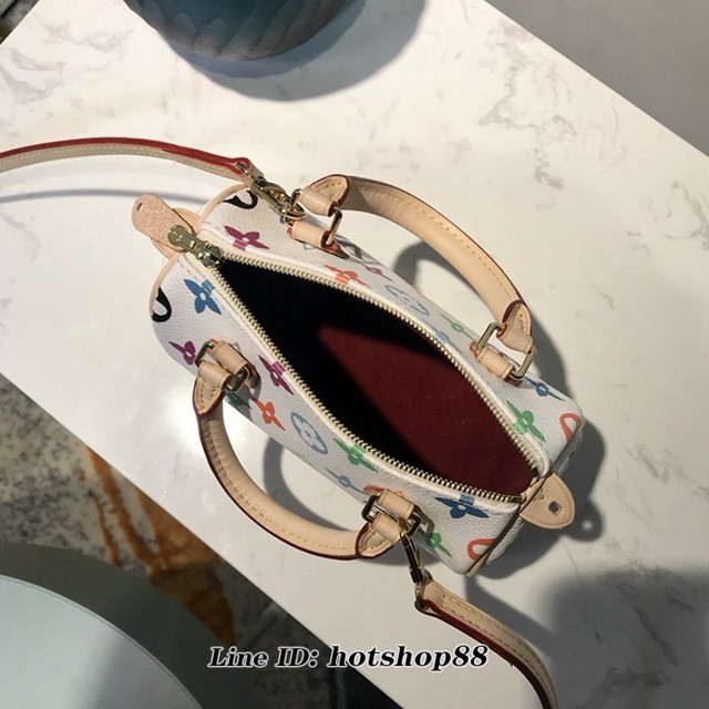 路易威登LV女包 LV迷你版手提肩背斜挎女包 M92645白彩 Nano Turenne手袋 xxlv1399